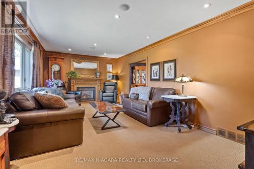 28 Thorncrest Road, Port Colborne (Main Street), ON - Indoor Photo Showing Living Room With Fireplace