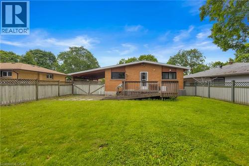 72 Massey Avenue, Kitchener, ON - Outdoor With Deck Patio Veranda