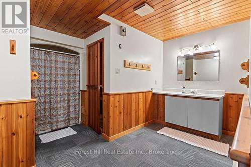 2pc Bathroom with Sauna - 344511 North Line, West Grey, ON - Indoor Photo Showing Bathroom
