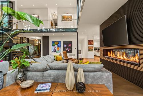 54 Raymar Place, Oakville, ON - Indoor Photo Showing Other Room With Fireplace
