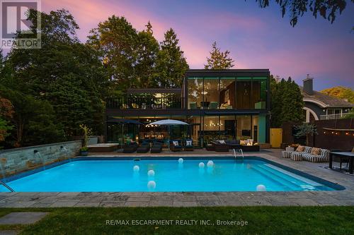 54 Raymar Place, Oakville, ON - Outdoor With In Ground Pool With Deck Patio Veranda