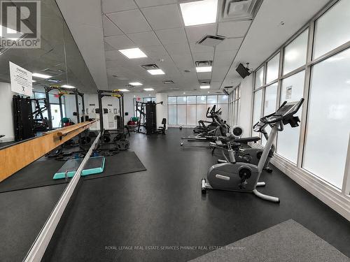 50 - 93 The Queensway, Toronto, ON - Indoor Photo Showing Gym Room
