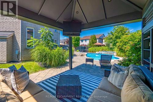 1533 Morse Place, Milton, ON - Outdoor With In Ground Pool With Deck Patio Veranda
