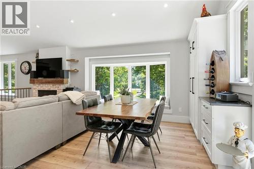 1095 Governors Road, Dundas, ON - Indoor With Fireplace