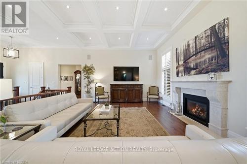 14 Ellington Place, Brantford, ON - Indoor Photo Showing Living Room With Fireplace