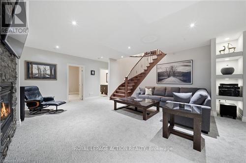 14 Ellington Place, Brantford, ON - Indoor With Fireplace