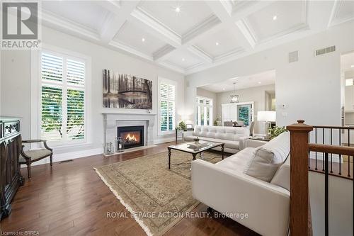 14 Ellington Place, Brantford, ON - Indoor Photo Showing Living Room With Fireplace