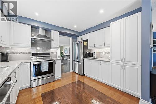 1150 Skyview Drive Unit# 47, Burlington, ON - Indoor Photo Showing Kitchen With Stainless Steel Kitchen With Upgraded Kitchen