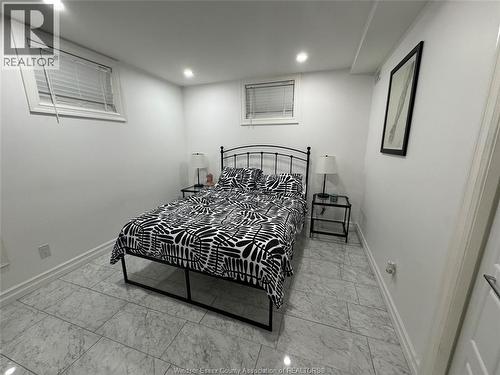 1228 Dougall Unit# Lower, Windsor, ON - Indoor Photo Showing Bedroom