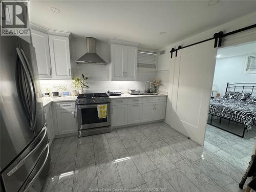 1228 Dougall Unit# Lower, Windsor, ON - Indoor Photo Showing Kitchen