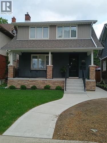 1228 Dougall Unit# Lower, Windsor, ON - Outdoor With Deck Patio Veranda With Facade