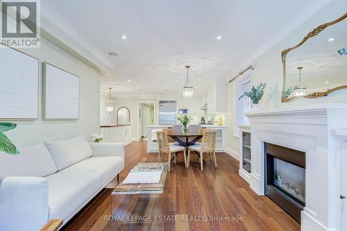 1D - 319 Lonsdale Road, Toronto, ON - Indoor Photo Showing Living Room With Fireplace