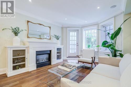 1D - 319 Lonsdale Road, Toronto, ON - Indoor Photo Showing Living Room With Fireplace