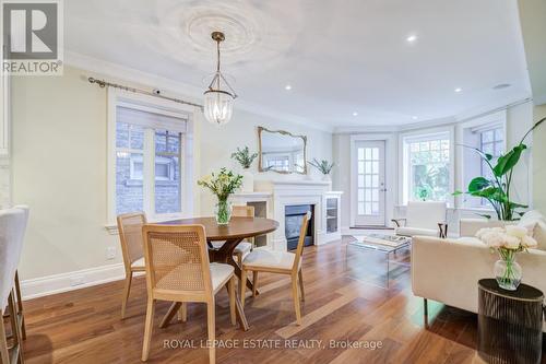 1D - 319 Lonsdale Road, Toronto, ON - Indoor Photo Showing Dining Room With Fireplace