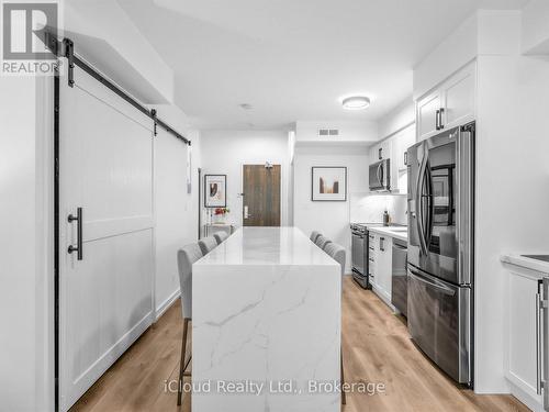 244 - 201 Carlaw Avenue, Toronto, ON - Indoor Photo Showing Kitchen