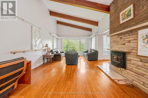 72 Mountain Avenue N, Hamilton, ON - Indoor With Fireplace