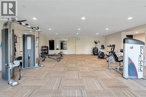 1675 Banwell Road Unit# 705, Windsor, ON - Indoor Photo Showing Gym Room