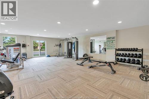 1675 Banwell Road Unit# 705, Windsor, ON - Indoor Photo Showing Gym Room