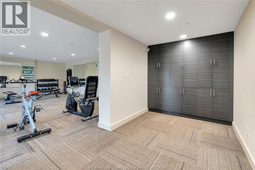 1675 Banwell Road Unit# 705, Windsor, ON - Indoor Photo Showing Gym Room