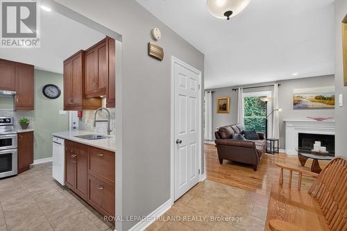 10 Plymouth Avenue, London North (North O), ON - Indoor Photo Showing Kitchen With Fireplace