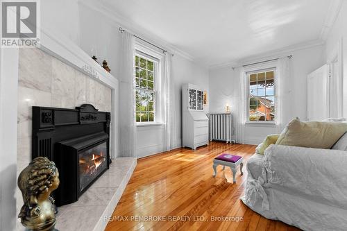 233 Catherine Street, Pembroke, ON - Indoor Photo Showing Living Room With Fireplace