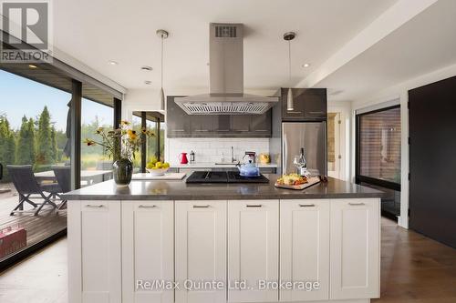 446 Fish Lake Road, Prince Edward County (Sophiasburgh), ON - Indoor Photo Showing Kitchen With Upgraded Kitchen