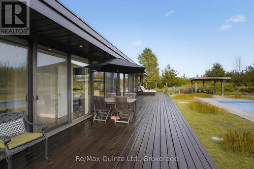 446 Fish Lake Road, Prince Edward County (Sophiasburgh), ON - Outdoor With In Ground Pool With Deck Patio Veranda