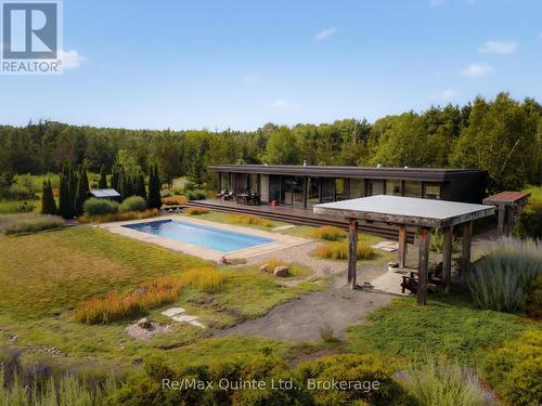 446 Fish Lake Road, Prince Edward County (Sophiasburgh), ON - Outdoor With In Ground Pool