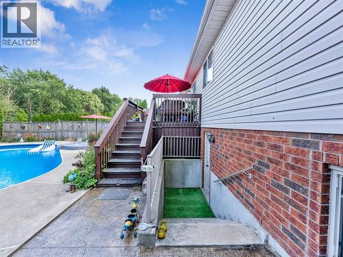 952 Banwell, Windsor, ON - Outdoor With In Ground Pool With Deck Patio Veranda