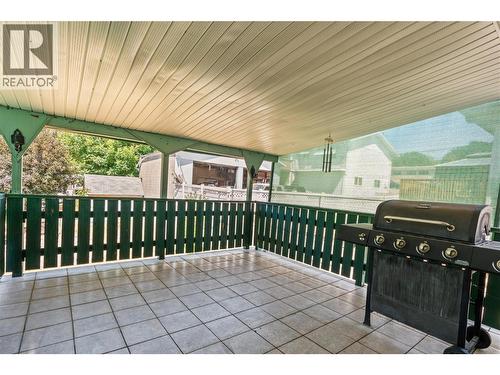 Main Level Covered Patio - 1603 43Rd Avenue, Vernon, BC - Outdoor With Deck Patio Veranda With Exterior