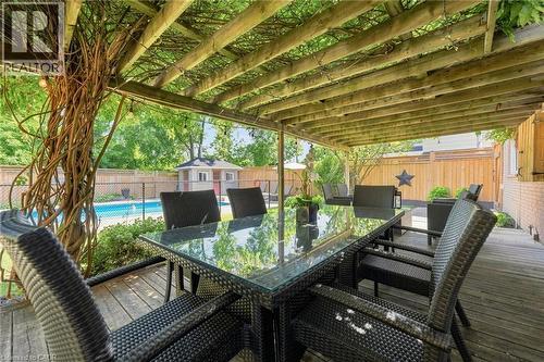 2086 Cavendish Drive, Burlington, ON - Outdoor With In Ground Pool With Deck Patio Veranda With Exterior