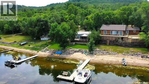 67 Seashell Road, Crooked Lake, SK - Outdoor With Body Of Water With Deck Patio Veranda