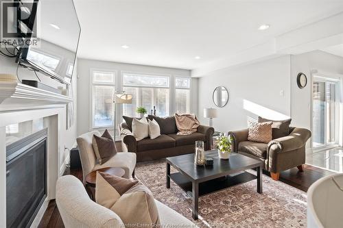 6184 Disputed Road, Lasalle, ON - Indoor Photo Showing Living Room With Fireplace