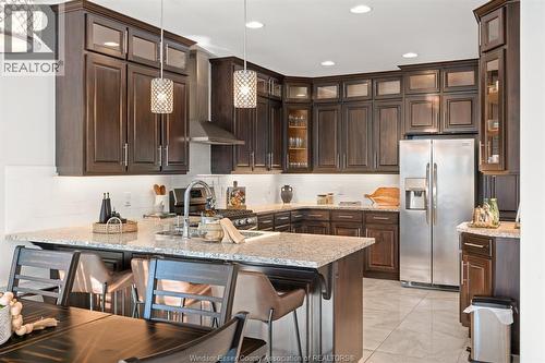 6184 Disputed Road, Lasalle, ON - Indoor Photo Showing Kitchen With Upgraded Kitchen