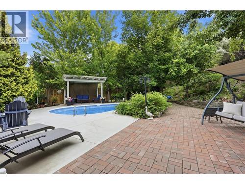 1648 Skeena Place, Kamloops, BC - Outdoor With In Ground Pool With Deck Patio Veranda With Backyard
