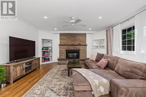 38 Grayview Drive, Grey Highlands, ON - Indoor Photo Showing Living Room With Fireplace