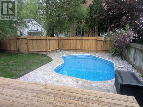 241 Sydney Street, Cornwall, ON - Outdoor With In Ground Pool With Deck Patio Veranda With Backyard