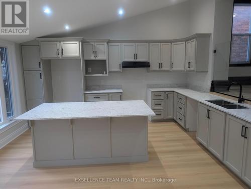 241 Sydney Street, Cornwall, ON - Indoor Photo Showing Kitchen With Double Sink