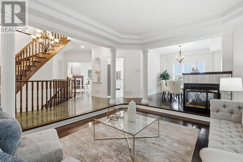 89 Promelia Court, Markham, ON - Indoor Photo Showing Living Room With Fireplace