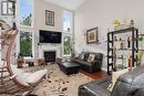 107 Allegra Drive, Wasaga Beach, ON  - Indoor Photo Showing Living Room With Fireplace 