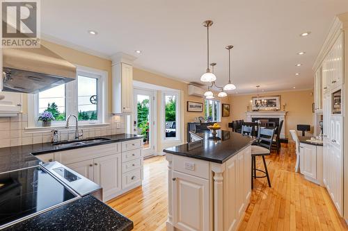 Updated kitchen with open concept design. - 131-139 Marine Drive, Logy Bay, Middle Cove, Outer Cove, NL - Indoor Photo Showing Kitchen With Double Sink With Upgraded Kitchen
