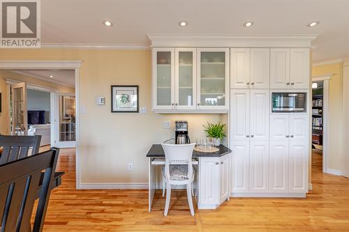 A dual-function area - coffee bar can also be used as a desk with tons of storage - 131-139 Marine Drive, Logy Bay, Middle Cove, Outer Cove, NL - Indoor