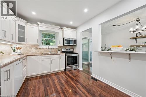 16 Nipigon Street, Kitchener, ON - Indoor Photo Showing Kitchen With Upgraded Kitchen