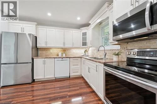 16 Nipigon Street, Kitchener, ON - Indoor Photo Showing Kitchen With Double Sink With Upgraded Kitchen