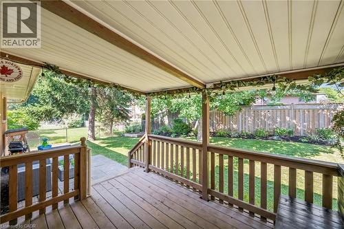 16 Nipigon Street, Kitchener, ON - Outdoor With Deck Patio Veranda With Exterior