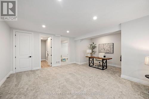 Basement office view - 126 Aspen Circle, Thames Centre, ON - Indoor