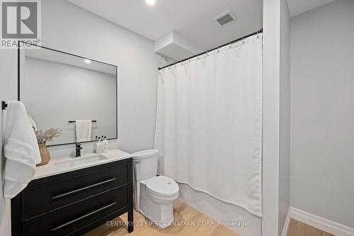 4 piece Bathroom in Basement - 126 Aspen Circle, Thames Centre, ON - Indoor Photo Showing Bathroom
