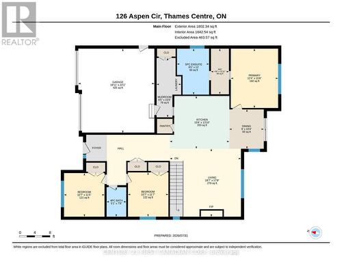 Main Floor Plans - 126 Aspen Circle, Thames Centre, ON - Other