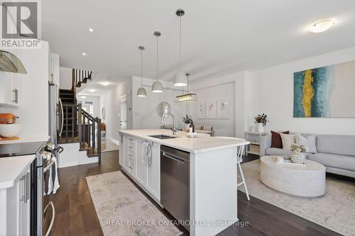 91 Chevron Place, Ottawa, ON - Indoor Photo Showing Kitchen With Double Sink With Upgraded Kitchen