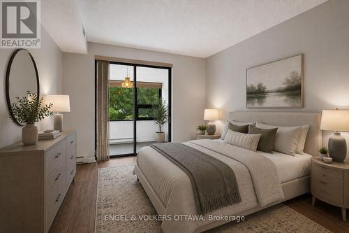 Virtually Staged - 104 - 2019 Carling Avenue, Ottawa, ON - Indoor Photo Showing Bedroom